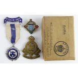 WW2 Group comprising War Medal, Defence Medal and 1939-1945 Star mounted for wearing with safety