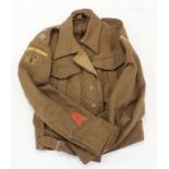 WW2 1940 pattern 3rd Essex Home Guard battle dress blouse all complete with its original insignia.