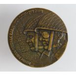 Bronze medal: Israel 1967 six day war capture of Jerusalem limited edition of 10,000 this example