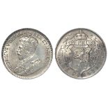 Cyprus silver 9 Piastres 1919 EF