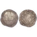 Charles I silver crown of Exeter, dated 1645, mm. Castle, S.3062, 28.81g, nVF
