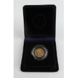 Sovereign 1978 Proof (piece missing from capsule but coin aFDC). cased as issued