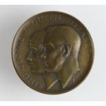 British Commemorative Medal, bronze d.57mm: Coronation of George VI 1937, (medal) by Donald Gilbert;