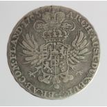 Austrian Netherlands silver 1/2 Kronenthaler 1766, KM# 19, Fine.