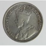 Cyprus silver 9 Piastres 1913 Fine.