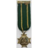 Church Lads Brigade Gallant Conduct, silver gilt medal hallmarked T.A.B. & Co., Birm. 1950. Not