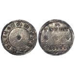 Anglo-Saxon silver penny of Edward the Elder, 899-924 AD, Small Cross / Two Line type, S.1087,