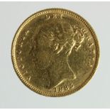 Half Sovereign 1885, S.3861, aVF