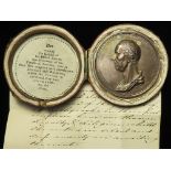 British Commemorative Medal, silver d.49mm, 48.59g: Manchester, William Pitt Club 1813, by T. Wyon