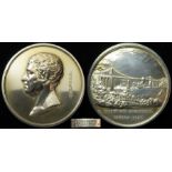 British Engineering Award, silver d.58mm, 91.82g: Institution of Civil Engineers, Telford Medal