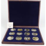 British Commemorative Medals (12) 75th Anniversary of the Second World War 2014, gilt copper proof