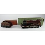 Hornby O gauge E220 Special locomotive with tender, in need of restoration, both boxed (sold as