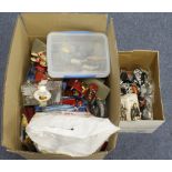 Toys. A collection of various toys, including diecast, tinplate, bears, etc. makers include Dinky,