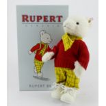Steiff Limited Edition Rupert Bear, with certificate (1255/3000), contained in original box,