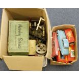 Model Railway. A collection of various O & OO gauge model railway locomotives, coaches, accessories,