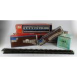 O gauge. A collection of O gauge model railway, including boxed locomotive (Lima 6577, D6524),