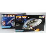 Star Trek interest. Two boxed Star Trek models by Revell, comprising U.S.S. Enterprise (04880) & U.