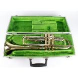 Baldwin Special trumpet with mouthpiece, contained in a Conn case
