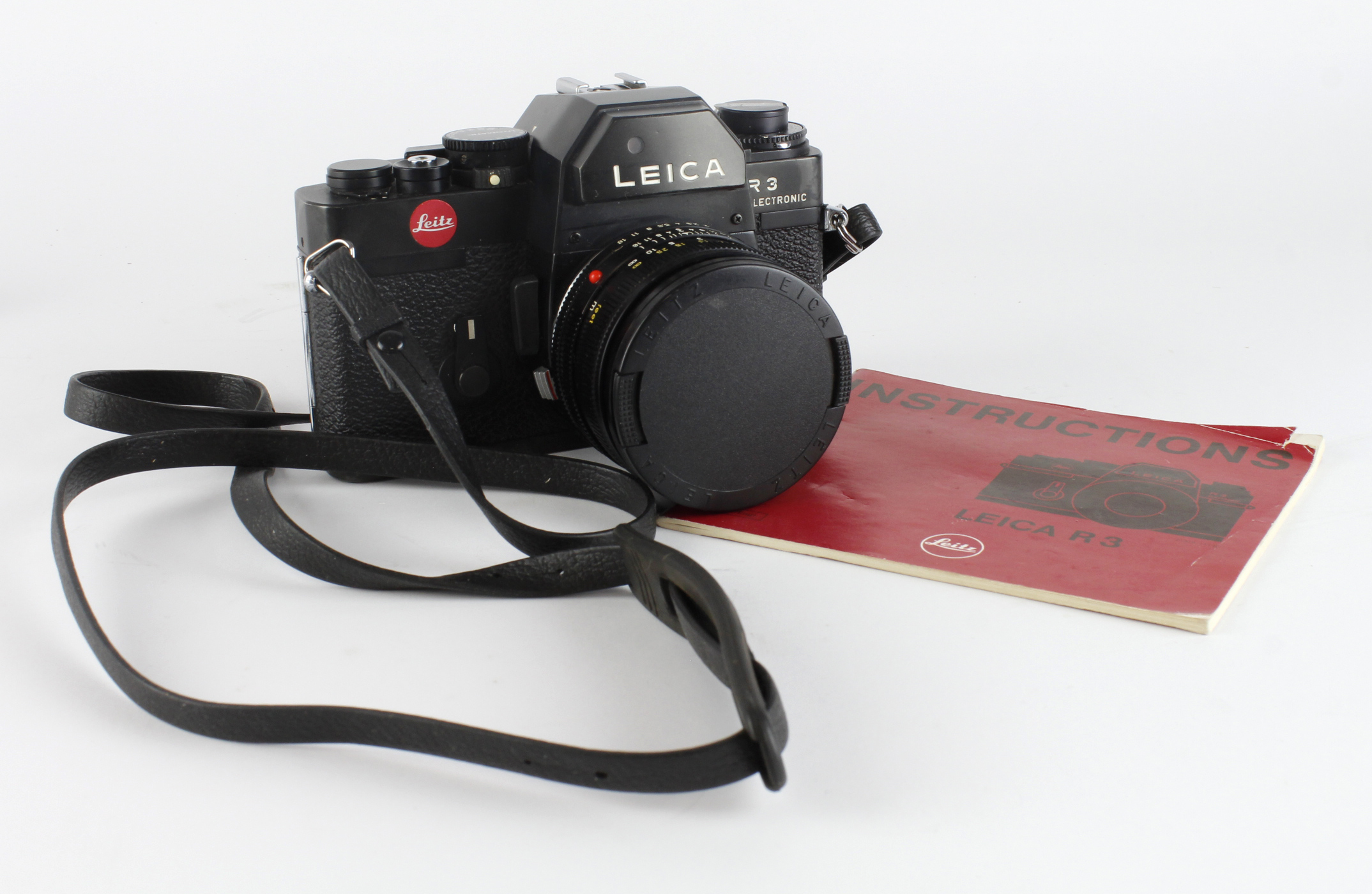 Leica R3 Electronic camera with Leitz Summicron - R 1:2/50 lens (3009800), with instruction booklet