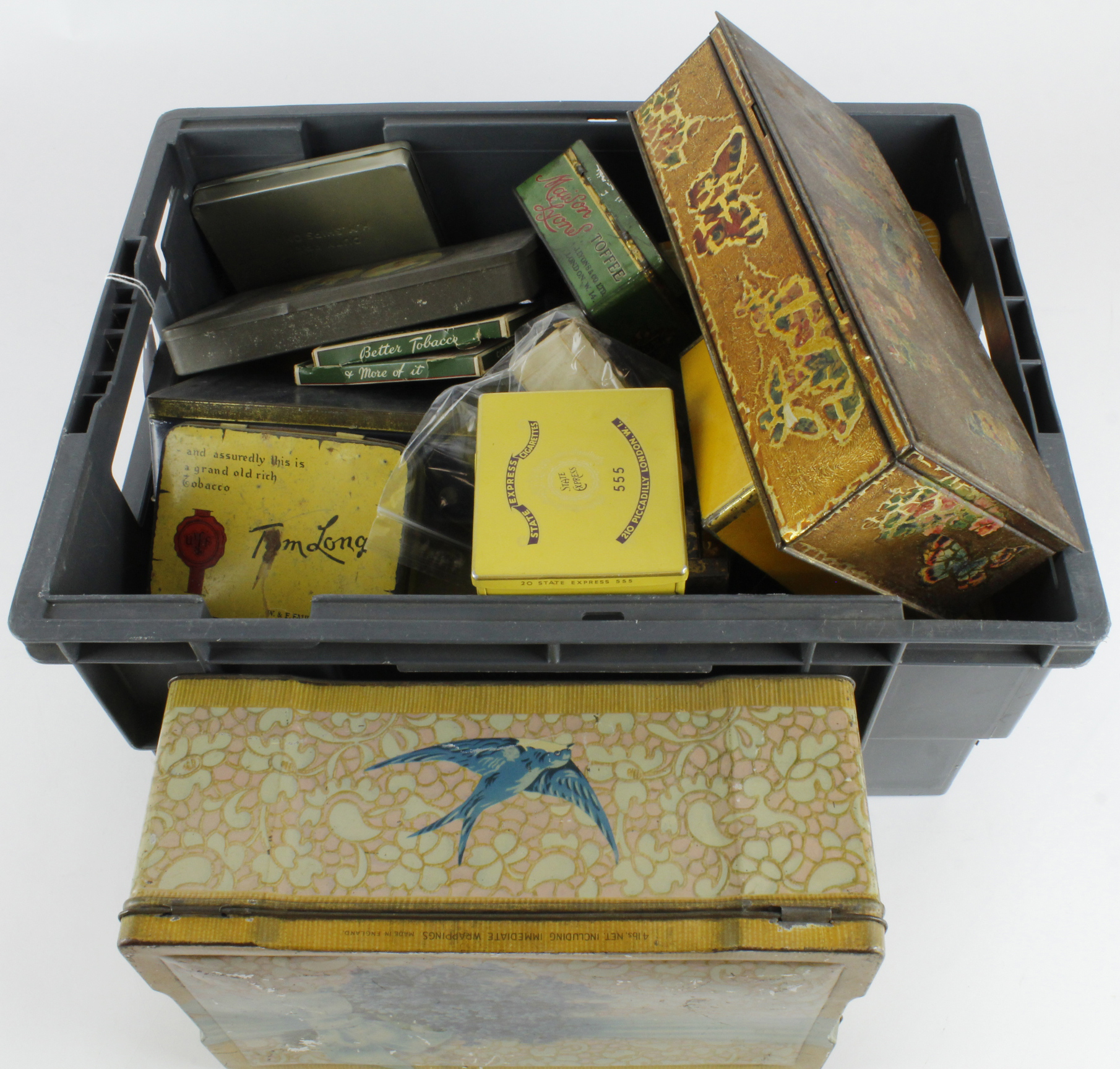 Advertising. A collection of over twenty various tins and boxes, including Silver Jubilee,