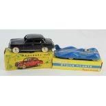 CIJ Mercedes 220 (black), contained in original box, together with CIJ Renault Etoile Filante,