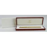 Must de Cartier ballpoint pen, with paperwork, contained in original box