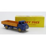 Dinky Toys, no. 408 'Big Bedford Lorry' (blue cab & chassis with yellow back), contained in original
