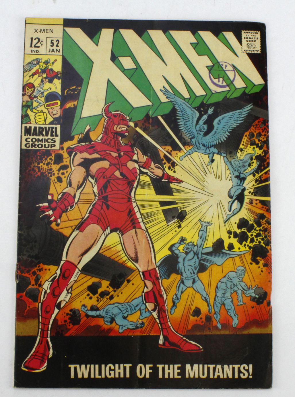 X Men comic, # 52, pub. Marvel, 1969