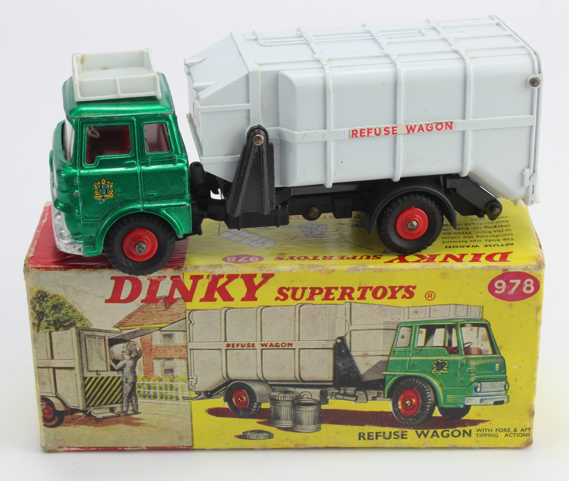 Dinky Toys, no. 978 'Refuse Wagon', contained in original box