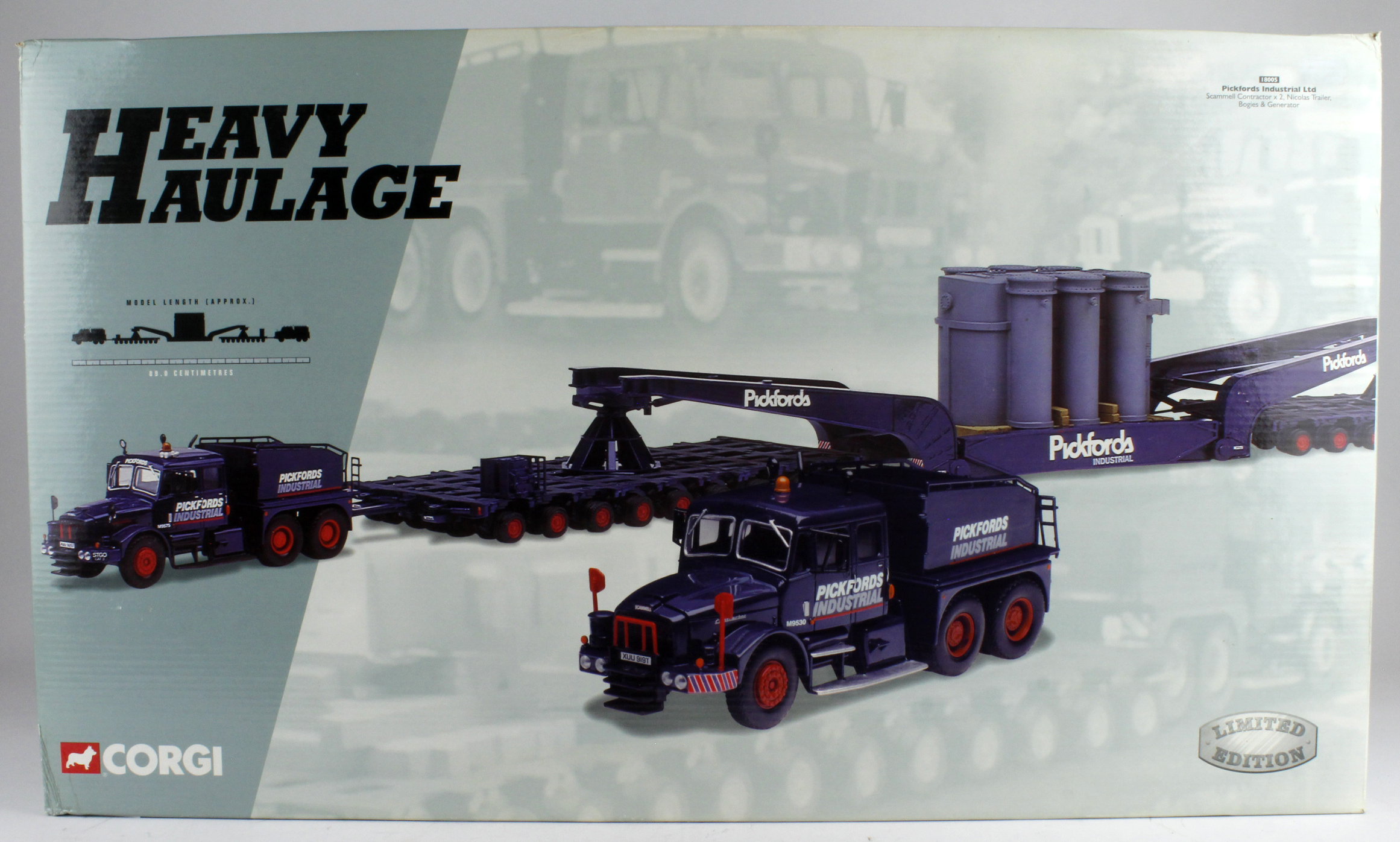 Corgi Heavy Haulage limited edition 1:50 scale diecast Pickfords Industrial Ltd set (18005),