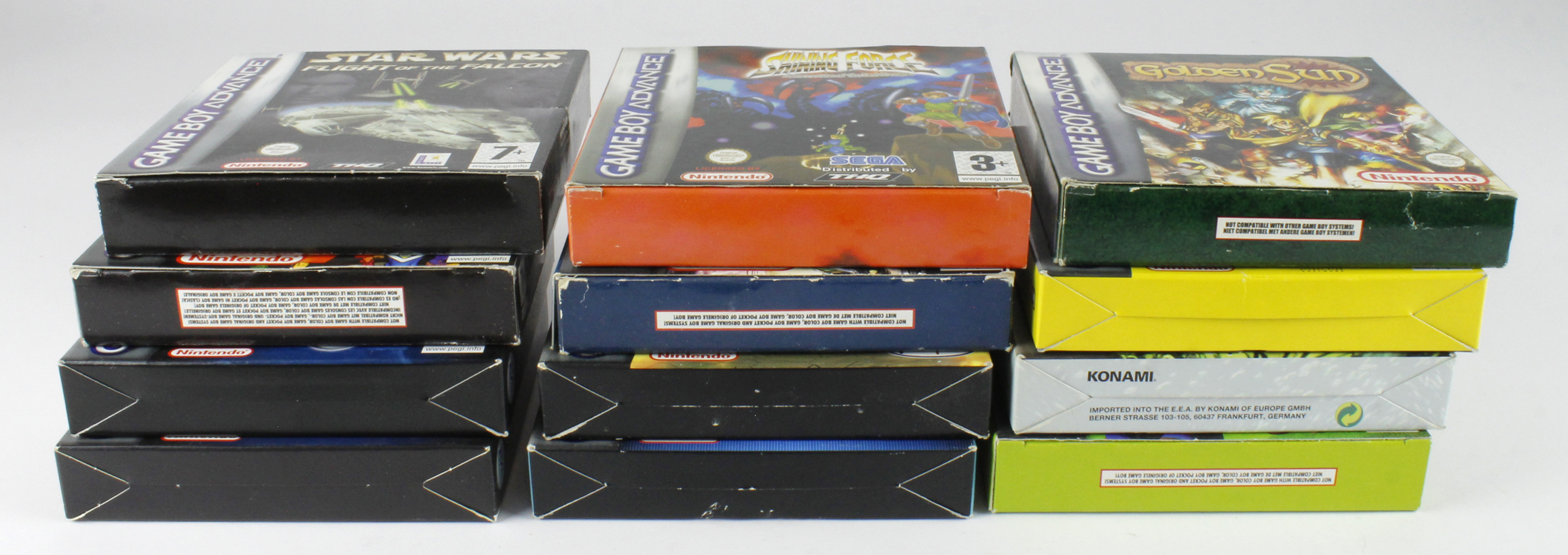 Gameboy Advance. Twelve boxed Gameboy Advance games, including Lord of the Rings (The Two Towers,