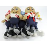 Weetabix interest. Five plush toys depicting the Weetabix skinhead gang, these characters where used