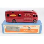 Dinky Toys, no. 581 'Horse Box', contained in original box