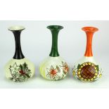 Lorna Bailey. Three Lorna Bailey limited edition vases, each limited to 250 pieces, height 19.5cm