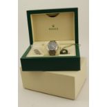 Gents stainless steel cased Rolex Explorer wristwatch. Purchased June 2022 (as new). The black