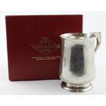 Very attractive George II Irish silver mug with a very well executed Coat of Arms on the front -