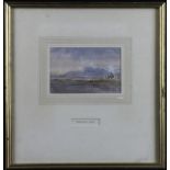 Cox, David Jr (British 1809-1885). Watercolour sketch of a coastal scene. No visible signature.
