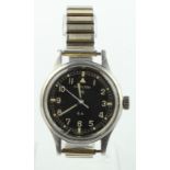 Gents stainless steel cased Hamilton General Service Tropicalized Military wristwatch (Ref 75003-3).