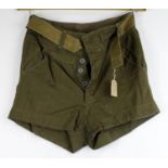 DAK (Afrika Korps) Tropical Shorts with clasp belt.