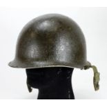 American WW2 fixed bale M1 helmet.