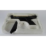 Air Pistol The Webley Hurricane target pistol, .22 Cal. Contoured grip, adjustable rear sight,
