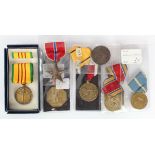 USA medals incl Bronze Star, Soldiers Medal for Valor, Naval Occupation Service (1945), Korea