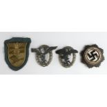 Museum Quality Replica's German 3rd Reich Badges. (4)