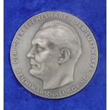 German Herman Goring Presentation plaque for Design in fitted case.