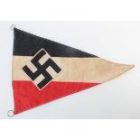 German Car Pennant, National colours.