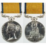 Baltic Medal 1856 unnamed as issued, suspender refitted and loose. Sold a/f