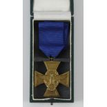 German Police 25 Year Long Service Medal in case.