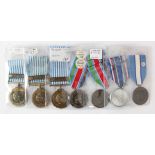 United Nations Medals for Korea (3); UN Bosnia; UN Cyprus; UNPROFOR; EC Monitor FYR. (9)