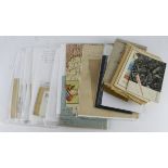 German WW2 selection of documents letters etc. Folder full.