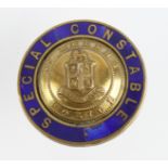 Police - St. Helens Police, Special Constable, brass & enamel badge (several small surface chips